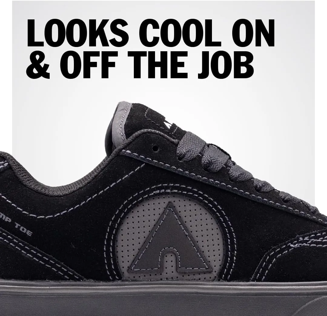 Airwalk Phat A Low Safety Shoes for Men - Non-Slip, Composite Toe, Electrical Hazard Work Footwear