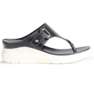 Amber women's comfy platform heel toepost sandal