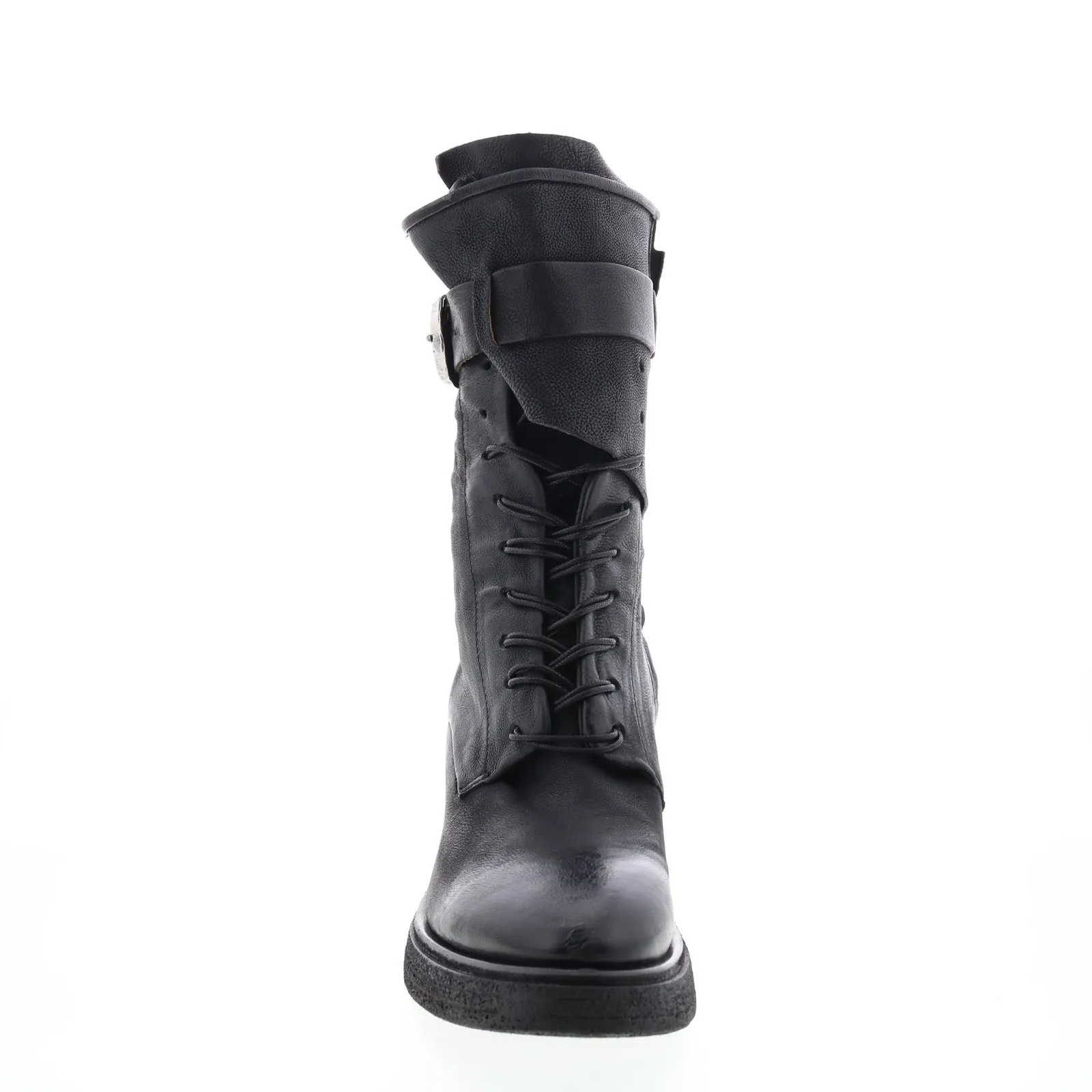A.S.98 Thatcher A30210-201 Womens Black Leather Casual Dress Boots