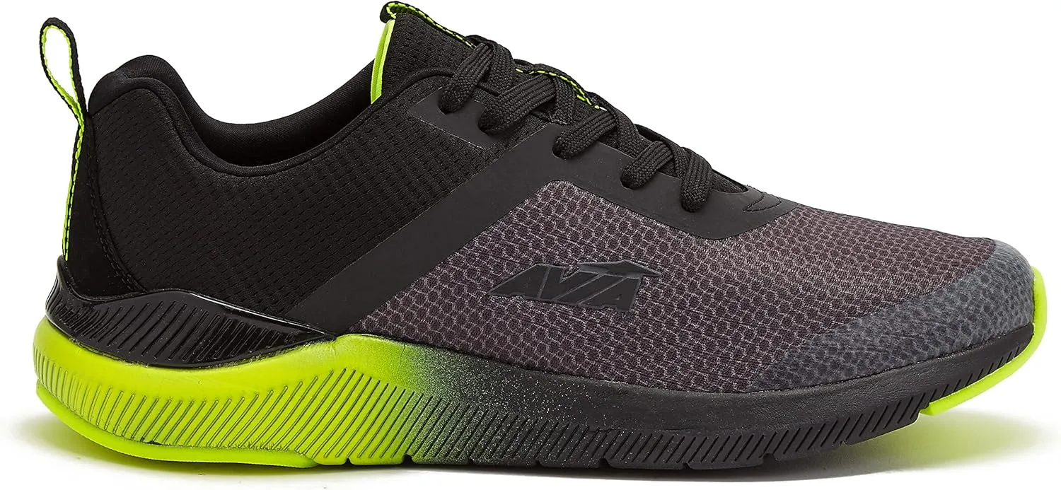 Avia Zoom Mens Running Shoes with Lightweight Breathable Mesh Upper and Memory Foam