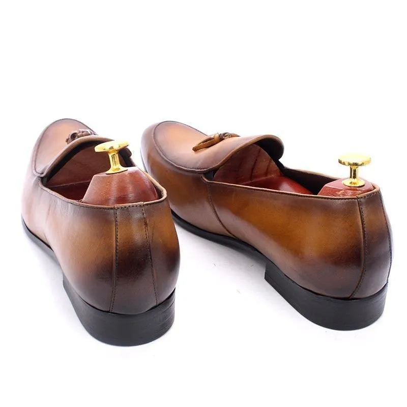 Benedict Tassel Dress Loafer Shoes - Men Shoes