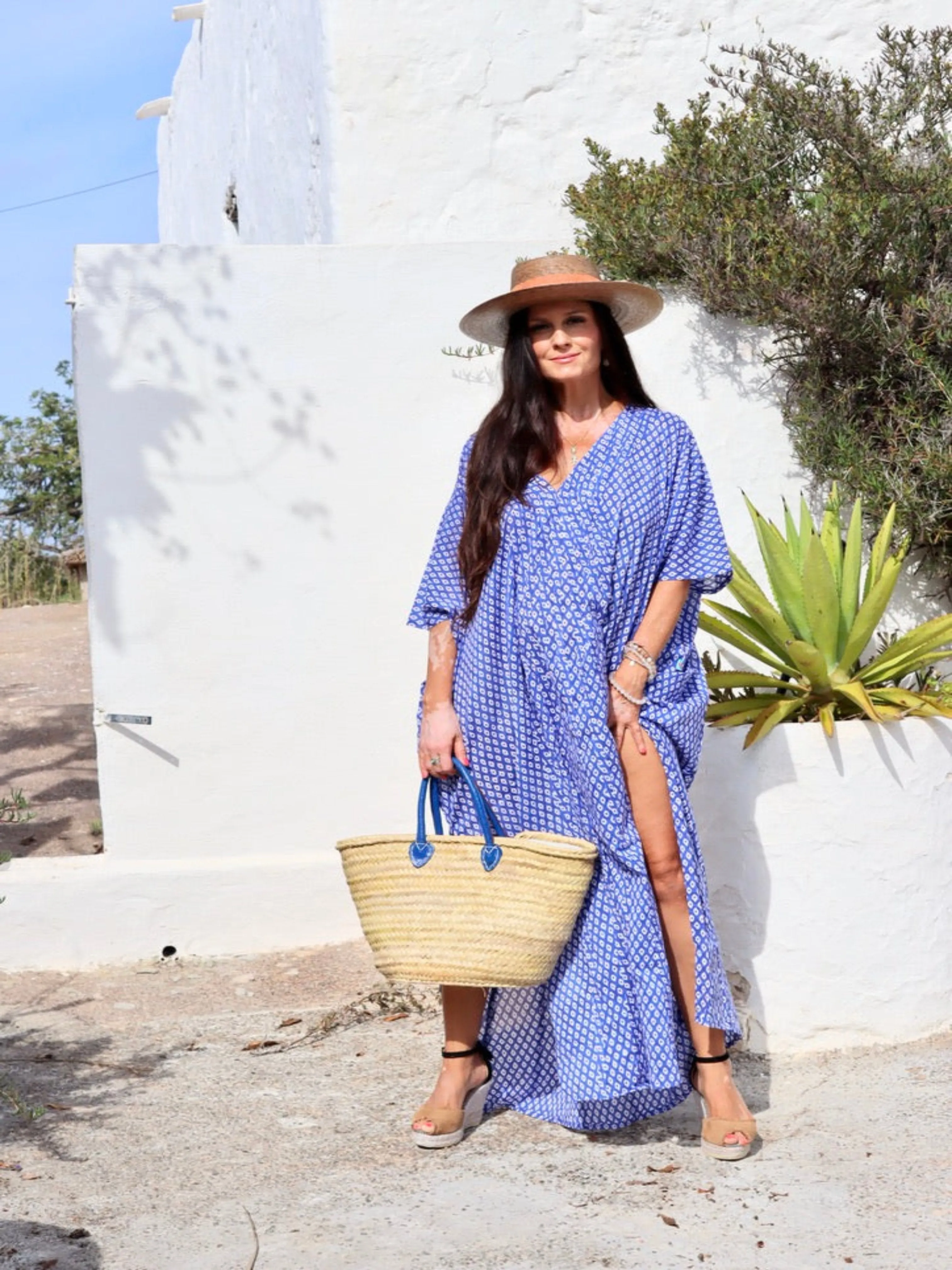 Bodrum kaftan  I see you BLUE
