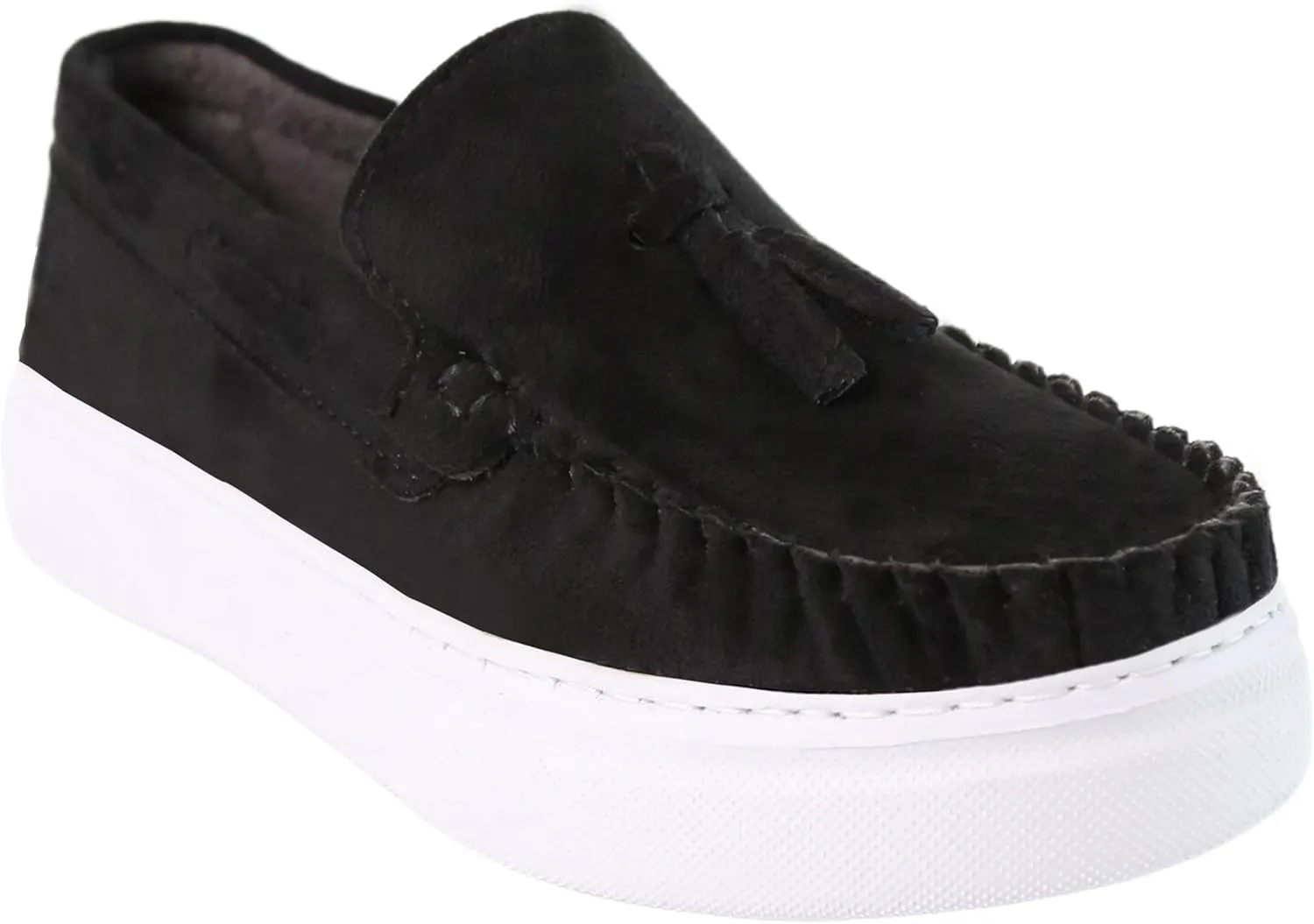 Boys?? Platform Suede Loafers Slip-On Moccasin Shoes for Prom & Formal Occasions