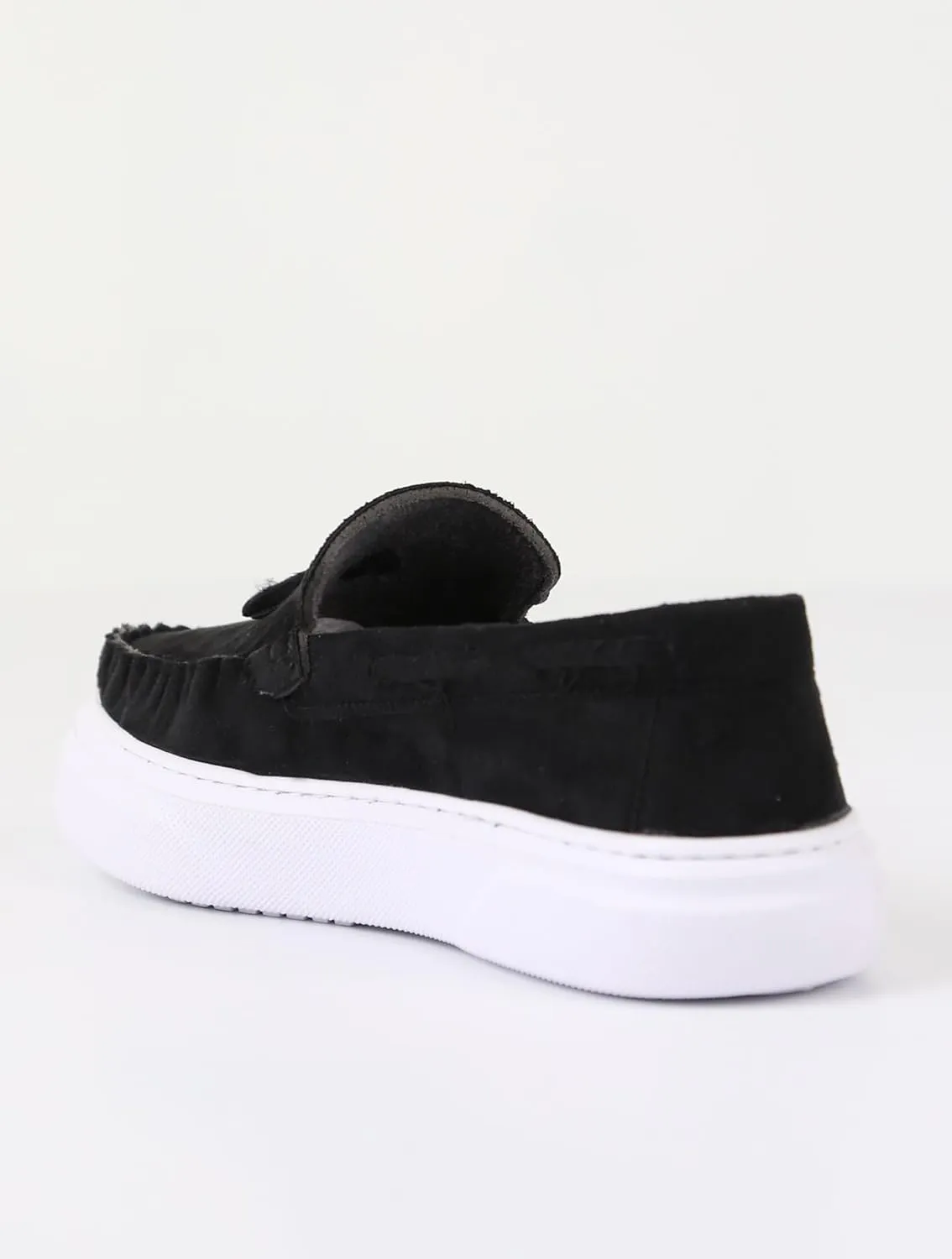 Boys?? Platform Suede Loafers Slip-On Moccasin Shoes for Prom & Formal Occasions