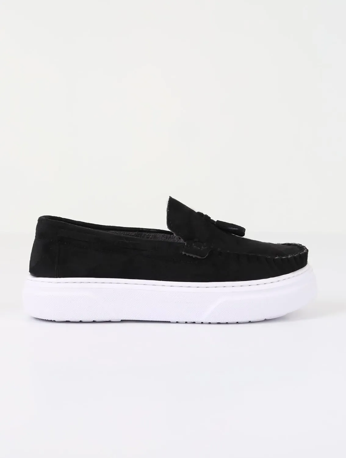Boys?? Platform Suede Loafers Slip-On Moccasin Shoes for Prom & Formal Occasions