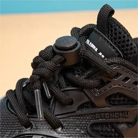 Boys Tennis Shoes Platform Girls Chunky Shoes Breathable Child Sneakers Lightweight