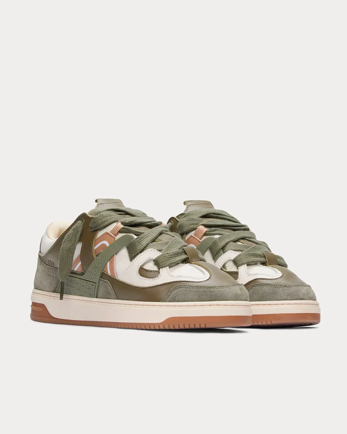 Bully Khaki / Buttercream Low Top Sneakers