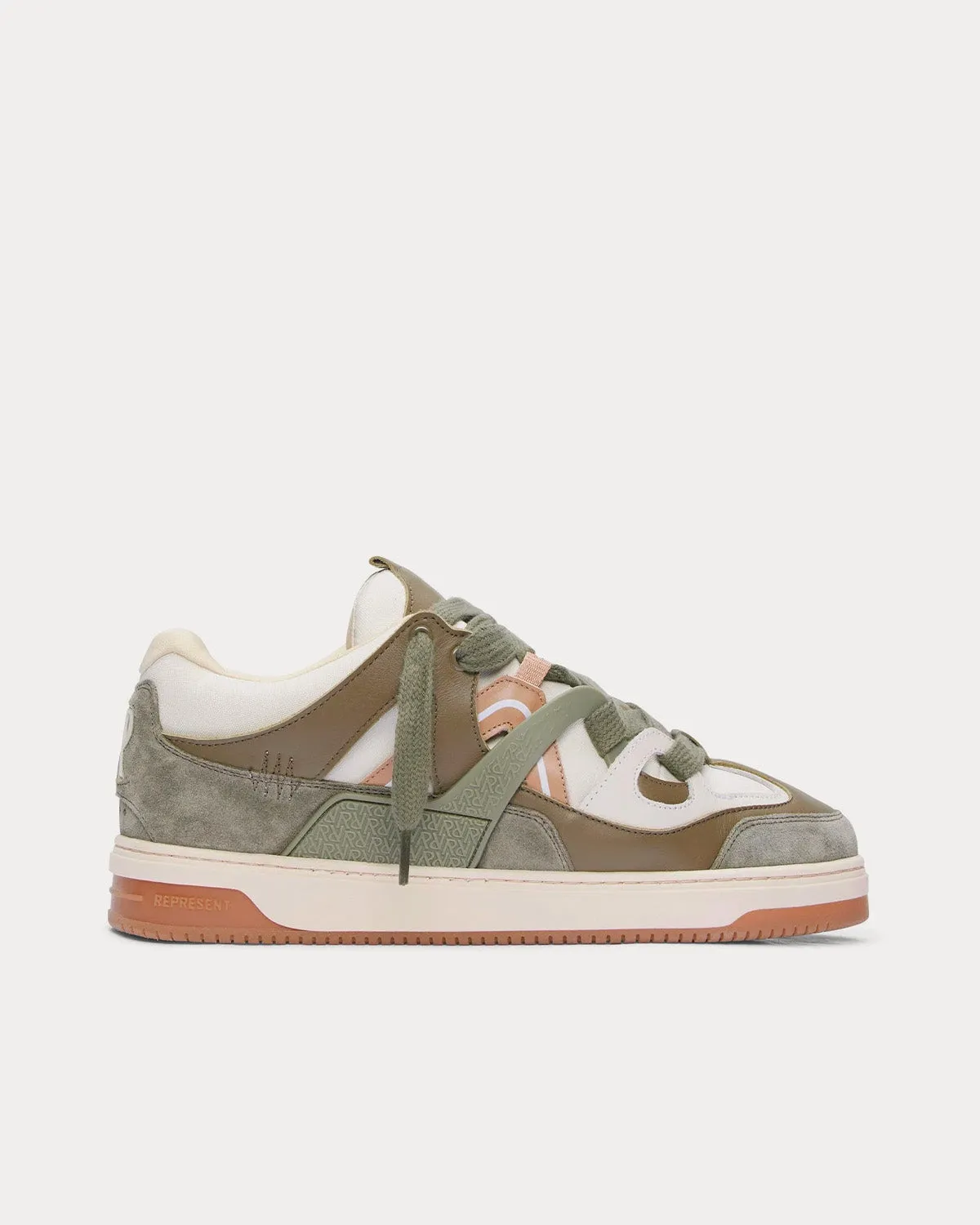 Bully Khaki / Buttercream Low Top Sneakers