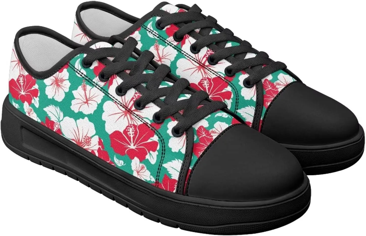 Canvas Shoes for Women Low Top Casual White Black Sneakers Womens Lace Up Fashion Comfortable Walking Shoes