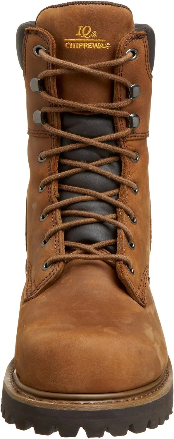 Chippewa Men's 8" Industrial Steel Toe 55026 Logger Boot