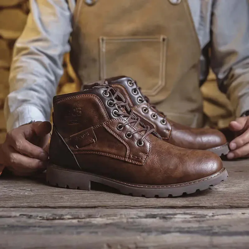 Classic Leather Boots for Men  Timeless Style and Comfort