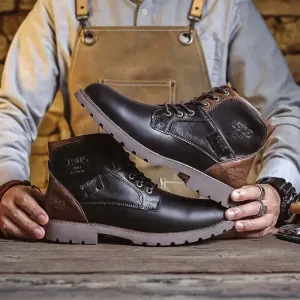 Classic Leather Boots for Men  Timeless Style and Comfort