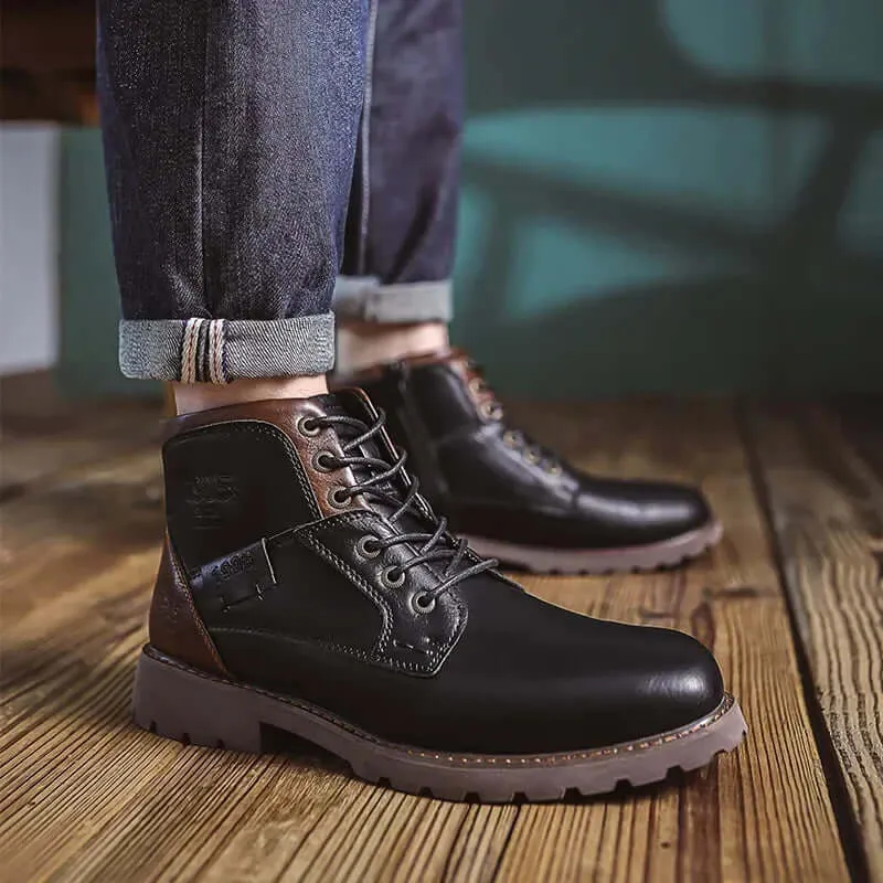 Classic Leather Boots for Men  Timeless Style and Comfort