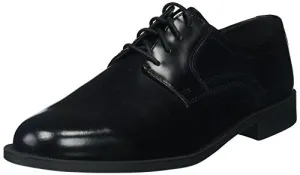 Cole Haan Men's Ross Dustin Plain Toe Oxford, Black Boxed Leather, 8.5 Medium US