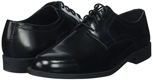 Cole Haan Men's Ross Dustin Plain Toe Oxford, Black Boxed Leather, 8.5 Medium US