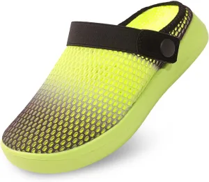Couples' Spring and Summer Fashion Color Matching Mesh Breathable Non Slip Wet Slippers Slides Size 11 Women