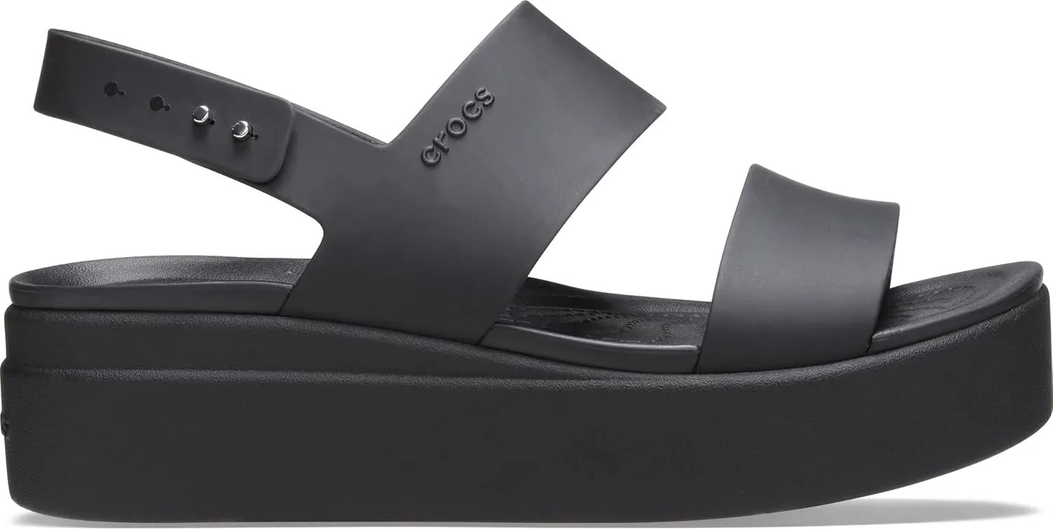 Crocs Womens Brooklyn Low Wedges, Platform Sandals