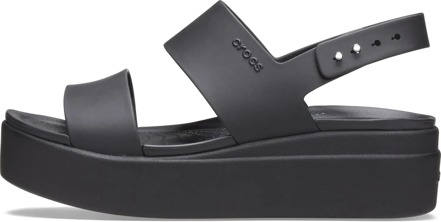 Crocs Womens Brooklyn Low Wedges, Platform Sandals