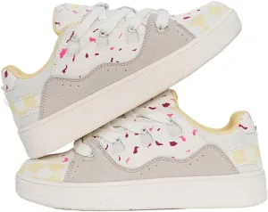 Cute Kawaii Shoes with Bread Shape Chunky Platform Lace-up Comfy Non Slip Lightweight Softy Casual Skate Sneakers Y2K Pretty Pastel Retro Trendy Gifts for Women Girls Summer Streetwear Back to School