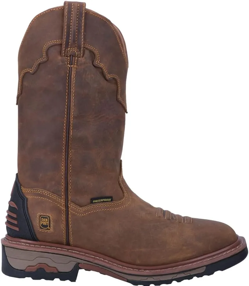 Dan Post Mens Blayde Waterproof Work Safety Shoes Casual - Brown - Size 10 EW