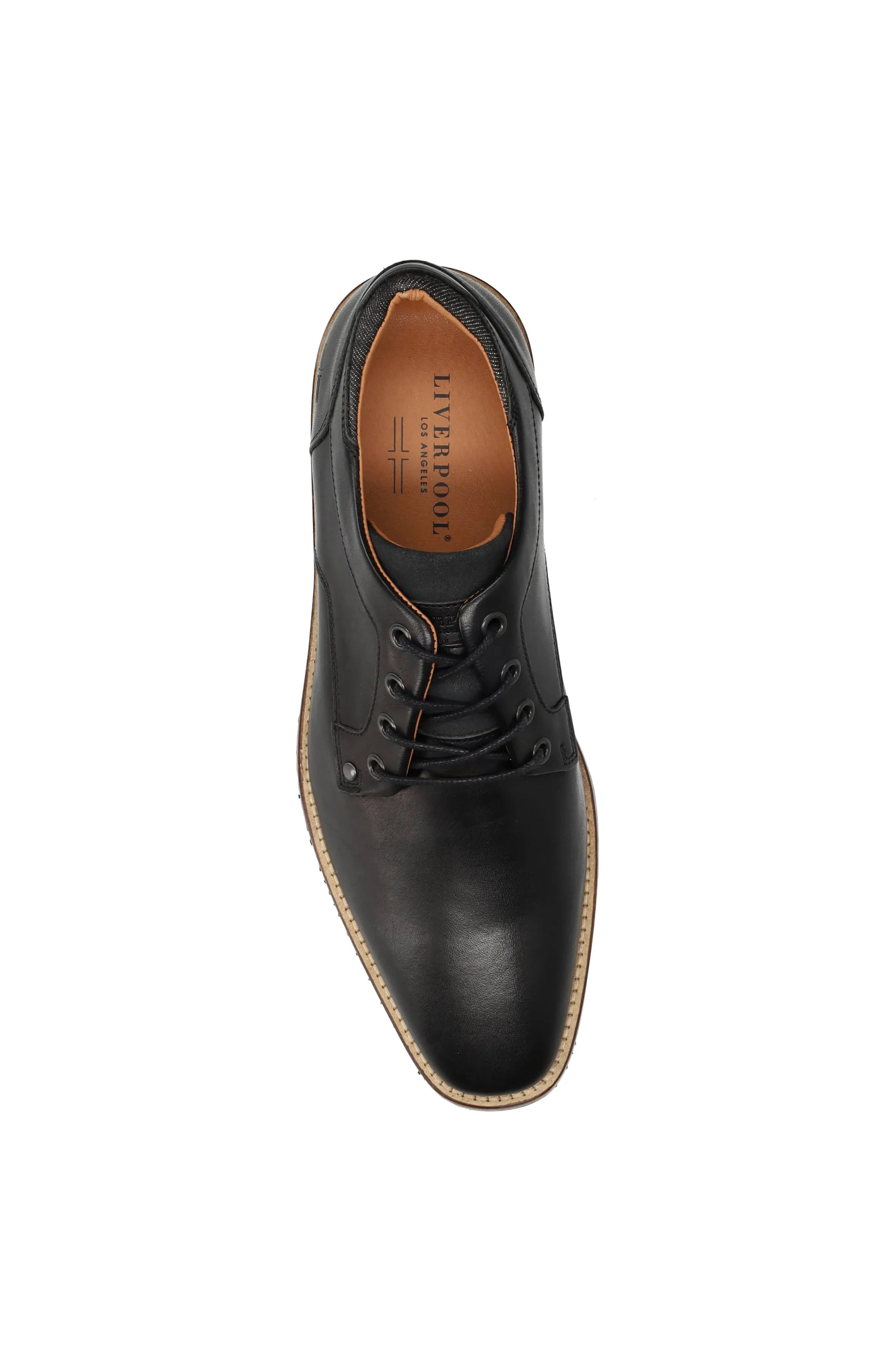 DESK BURNISHED LEATHER OXFORD SHOE