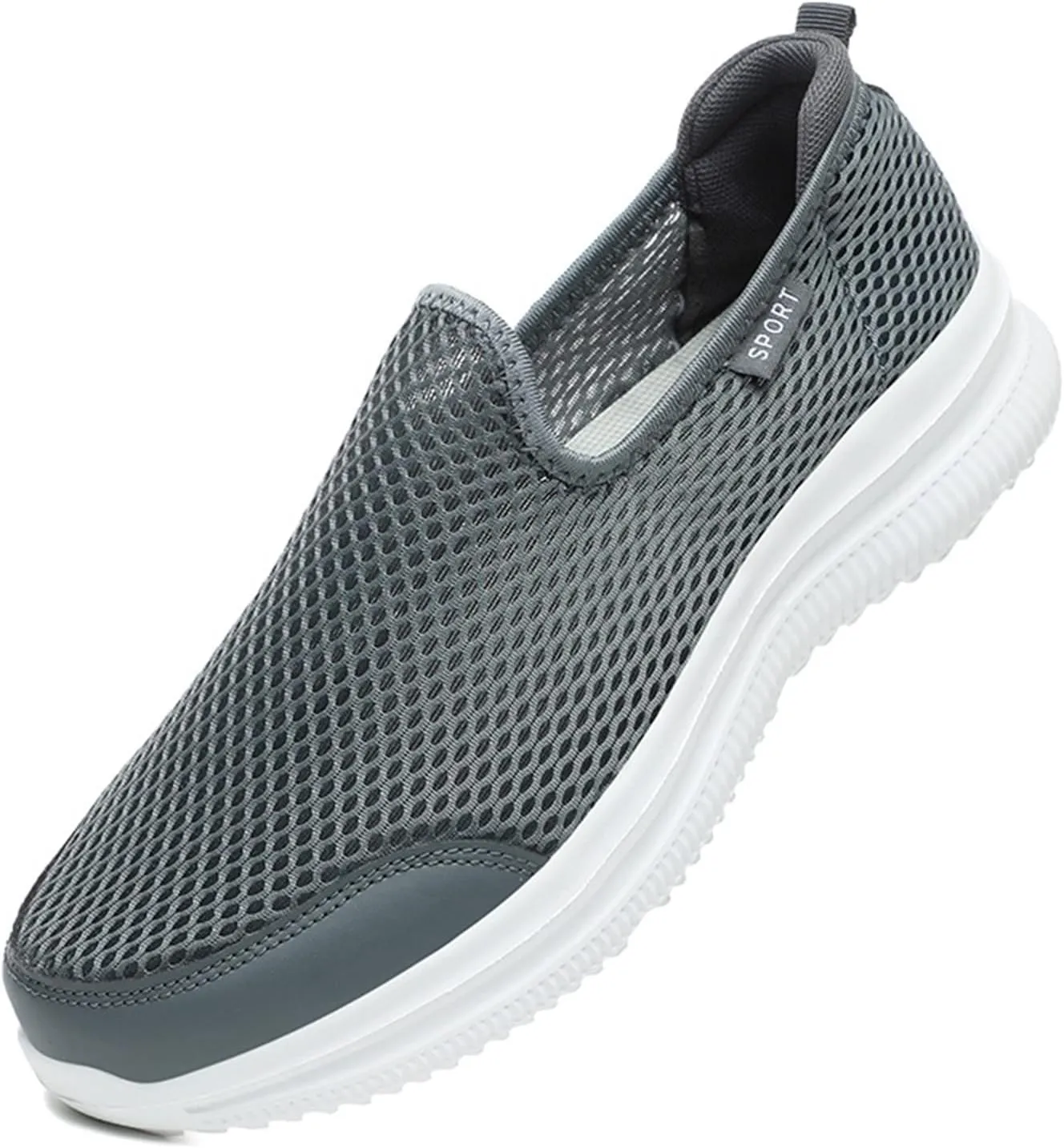Fashion Sneakers Comfortable Fashion Summer Men Breathable Mesh Shallow Mouth Slip On Lightweight Casual Shoes