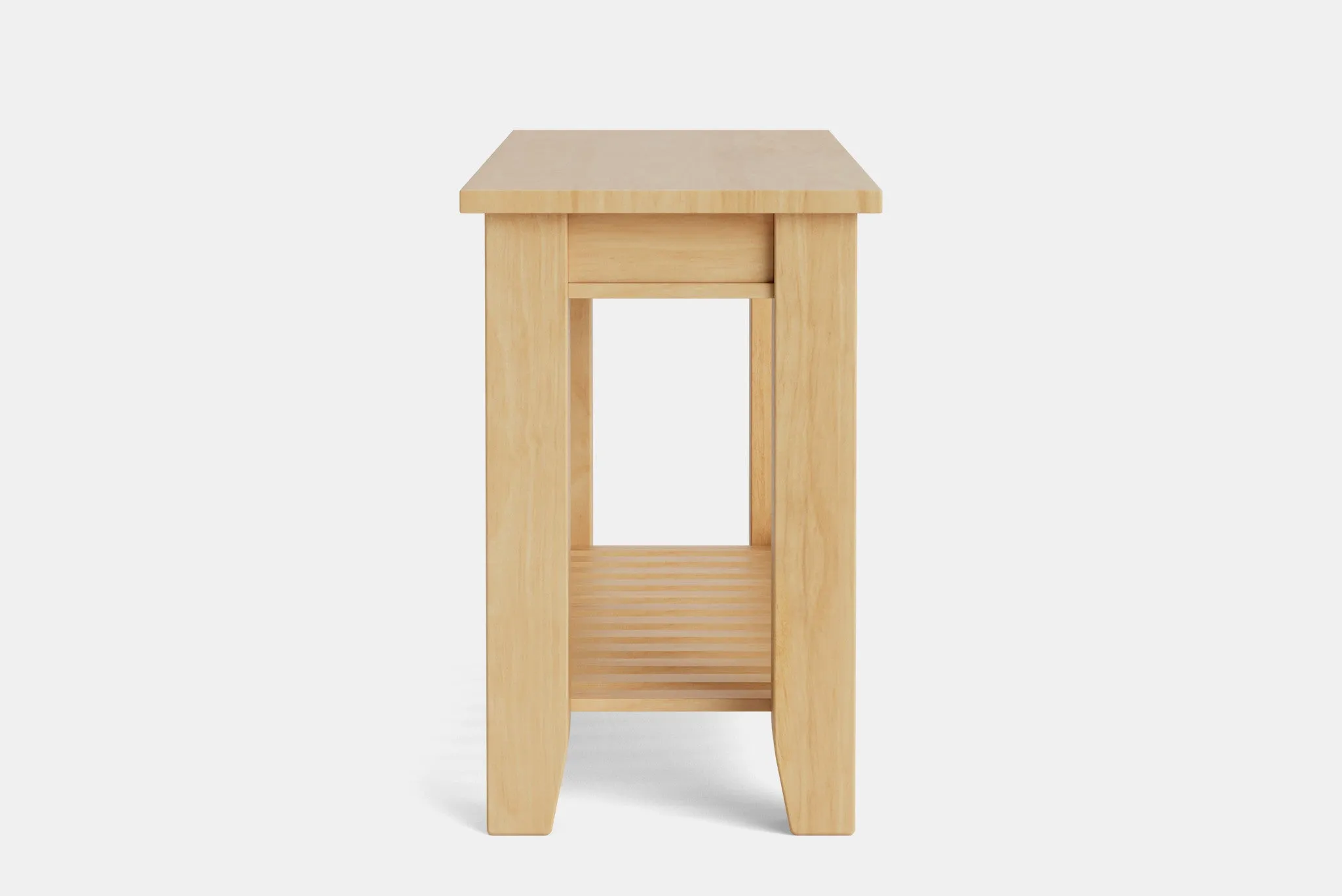 Ferngrove Hall Table with Rack & Drawer