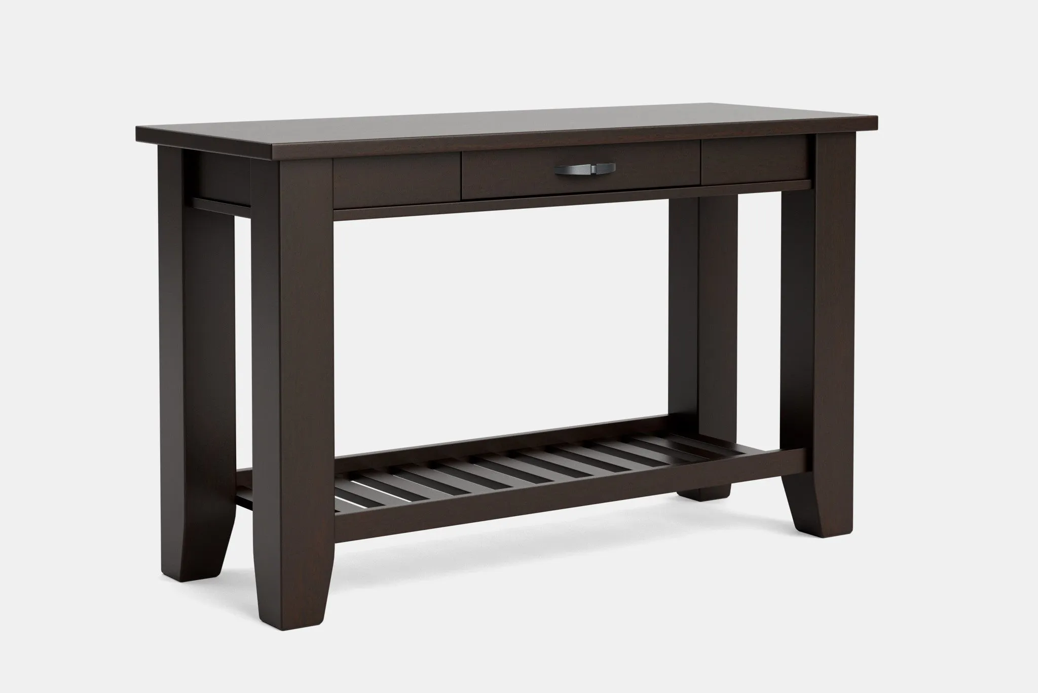 Ferngrove Hall Table with Rack & Drawer