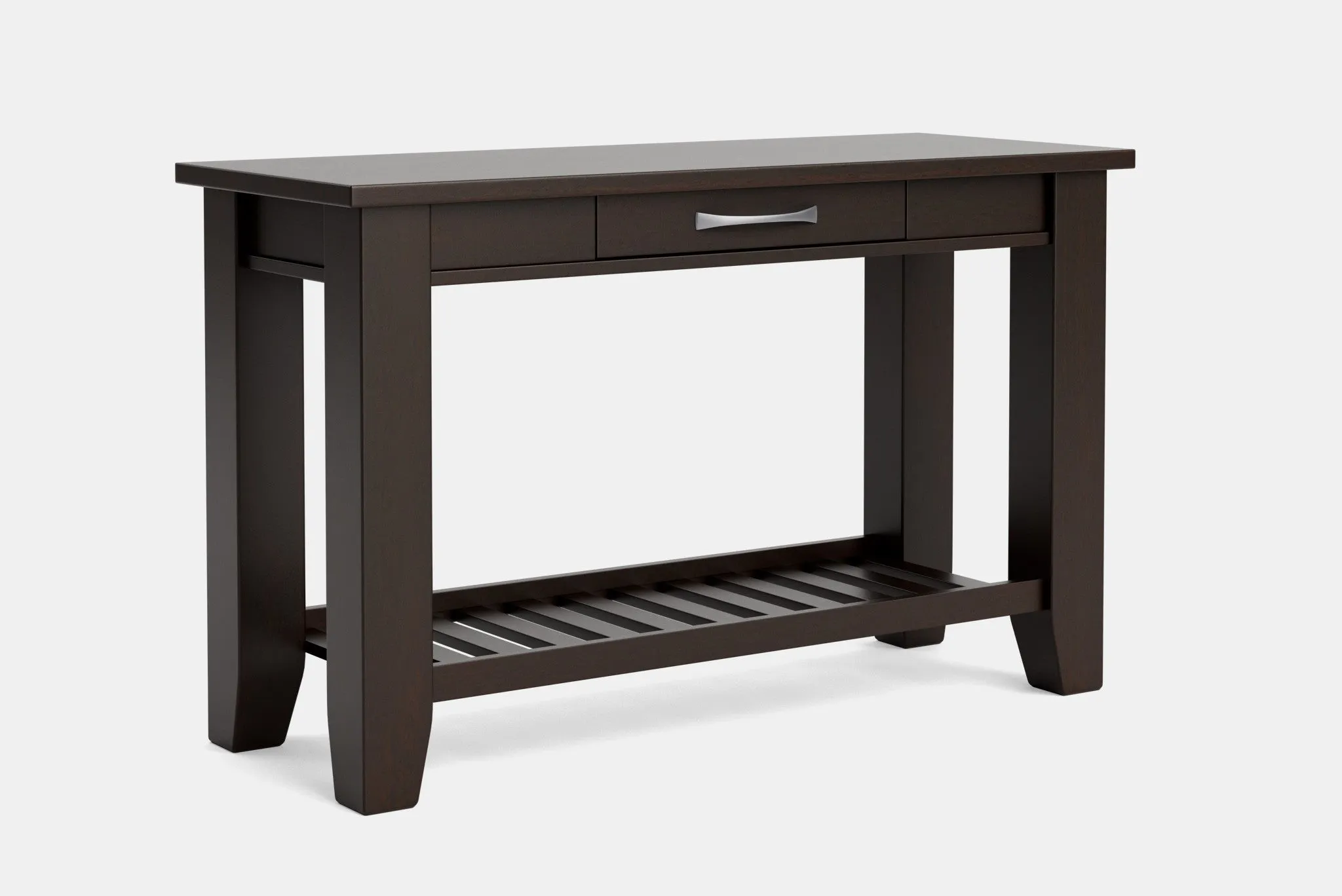 Ferngrove Hall Table with Rack & Drawer