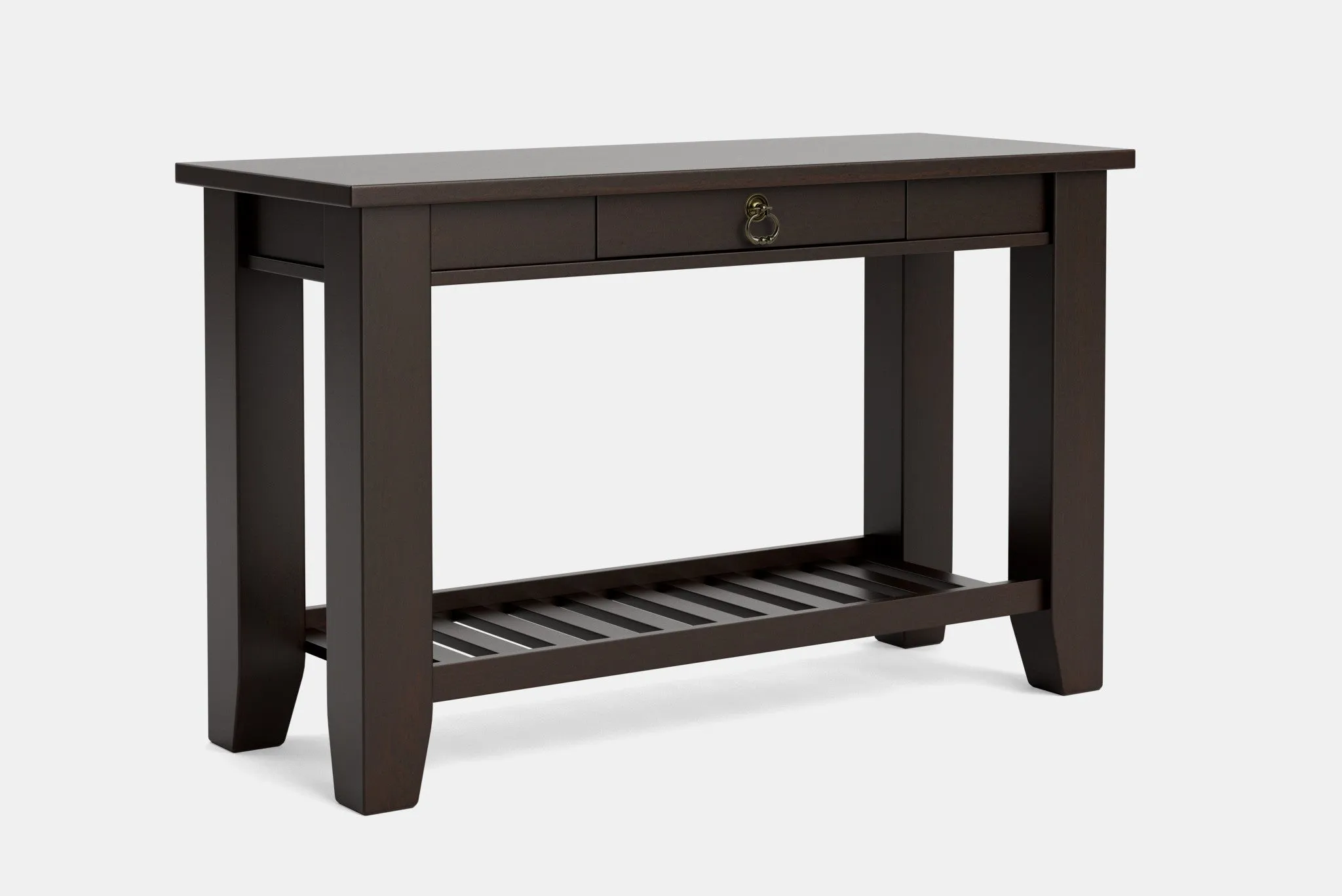 Ferngrove Hall Table with Rack & Drawer