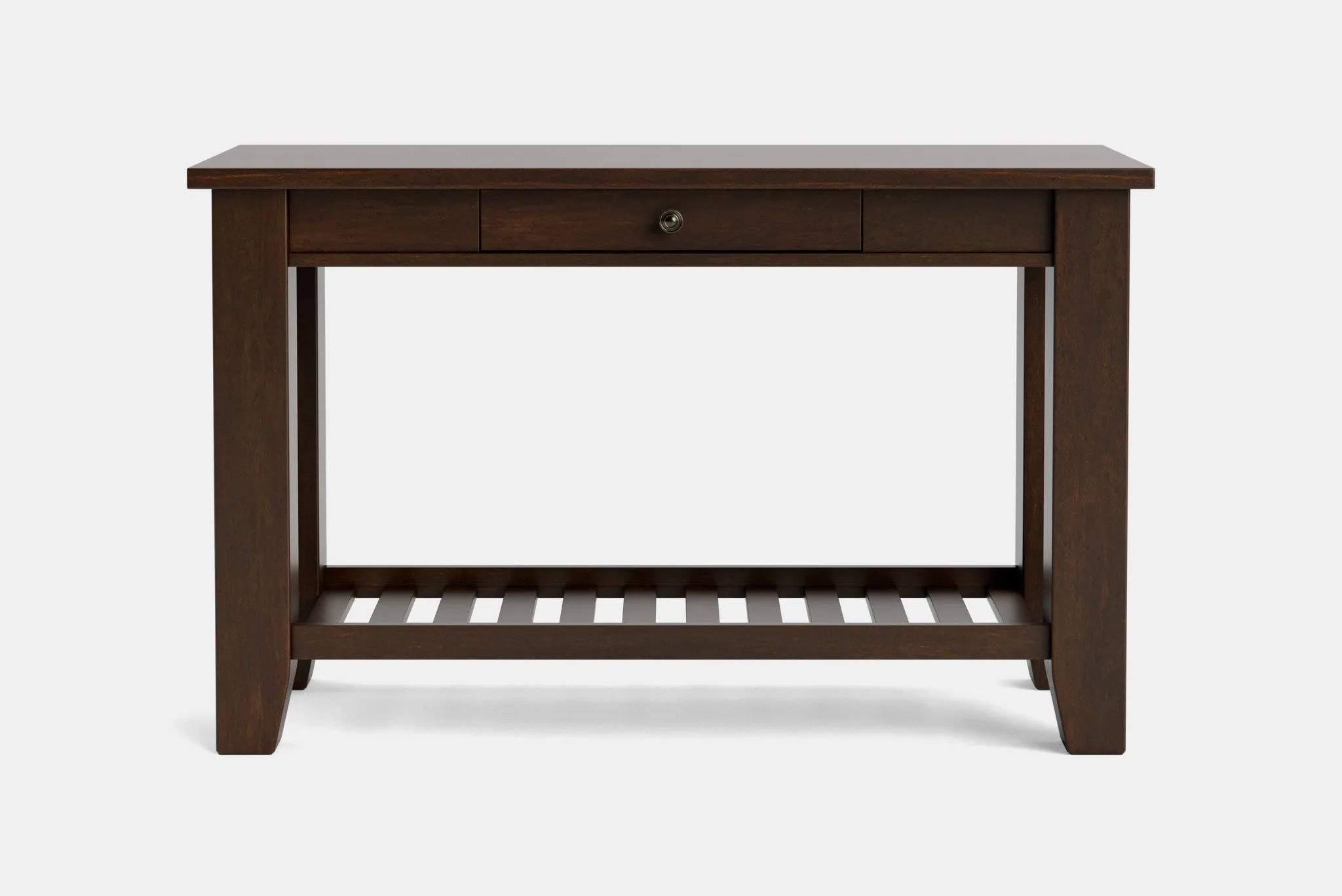 Ferngrove Hall Table with Rack & Drawer