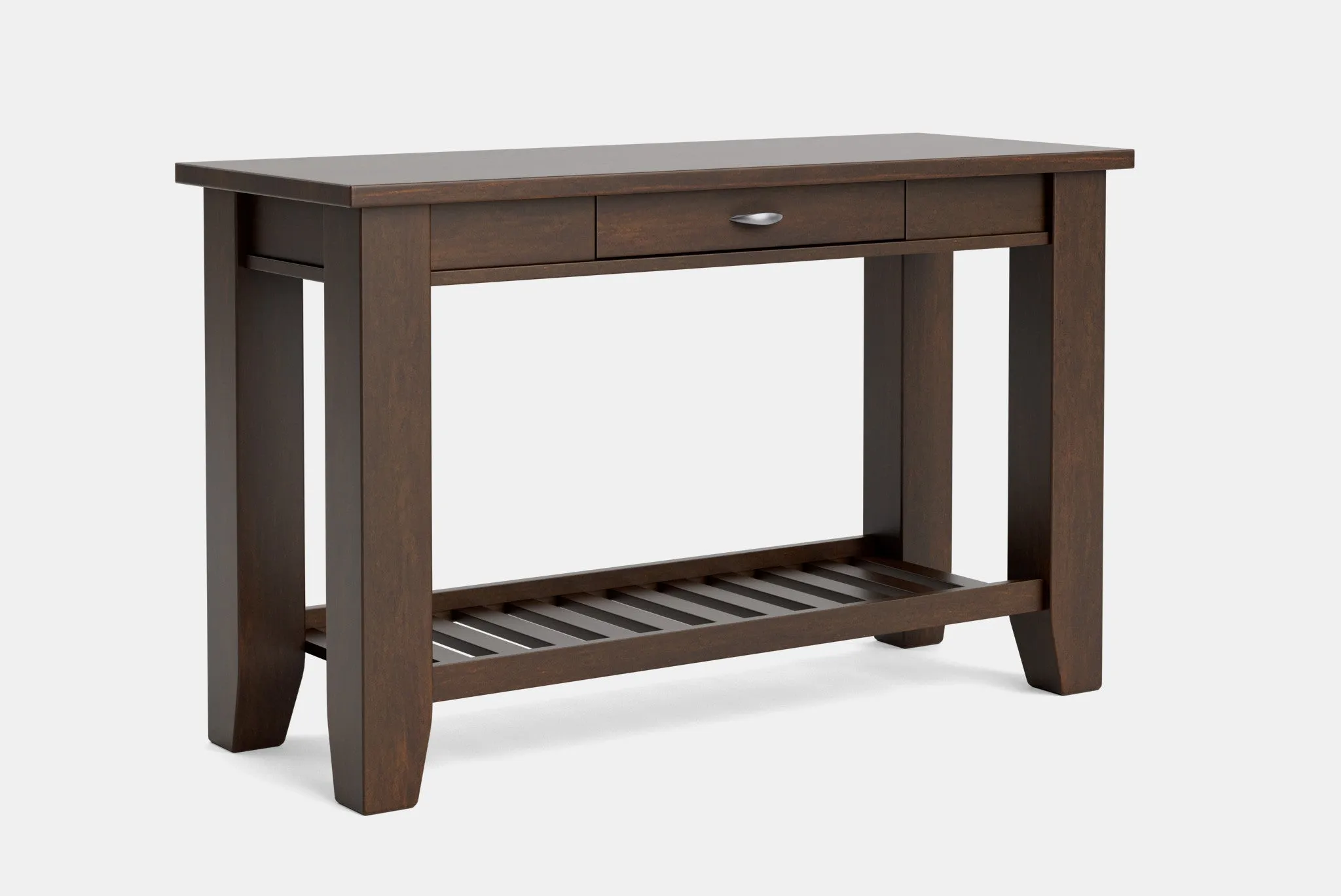 Ferngrove Hall Table with Rack & Drawer