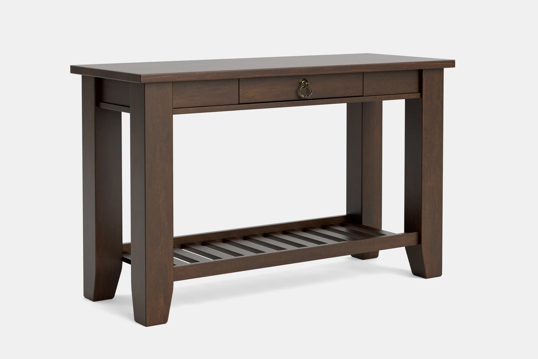 Ferngrove Hall Table with Rack & Drawer