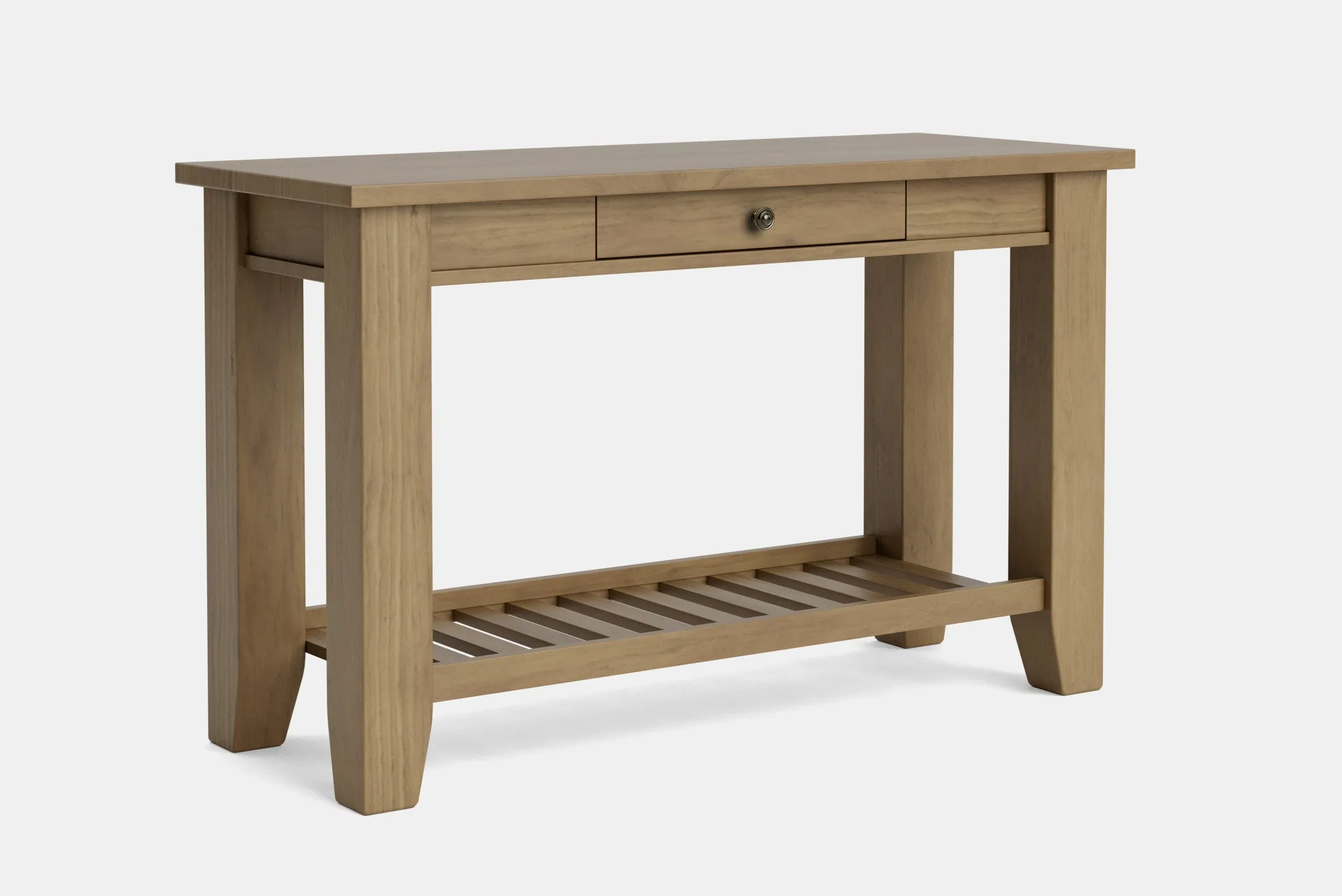 Ferngrove Hall Table with Rack & Drawer