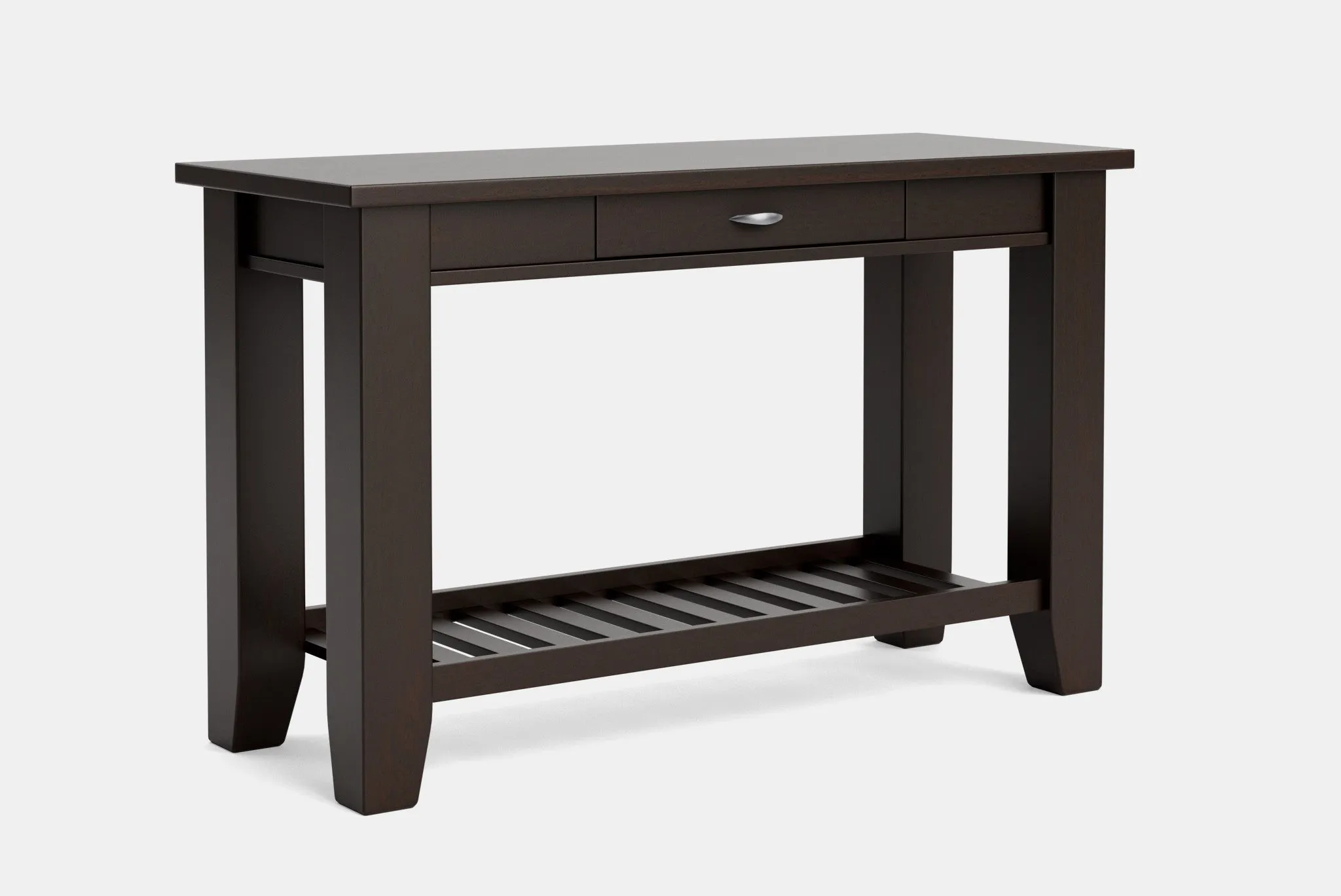 Ferngrove Hall Table with Rack & Drawer