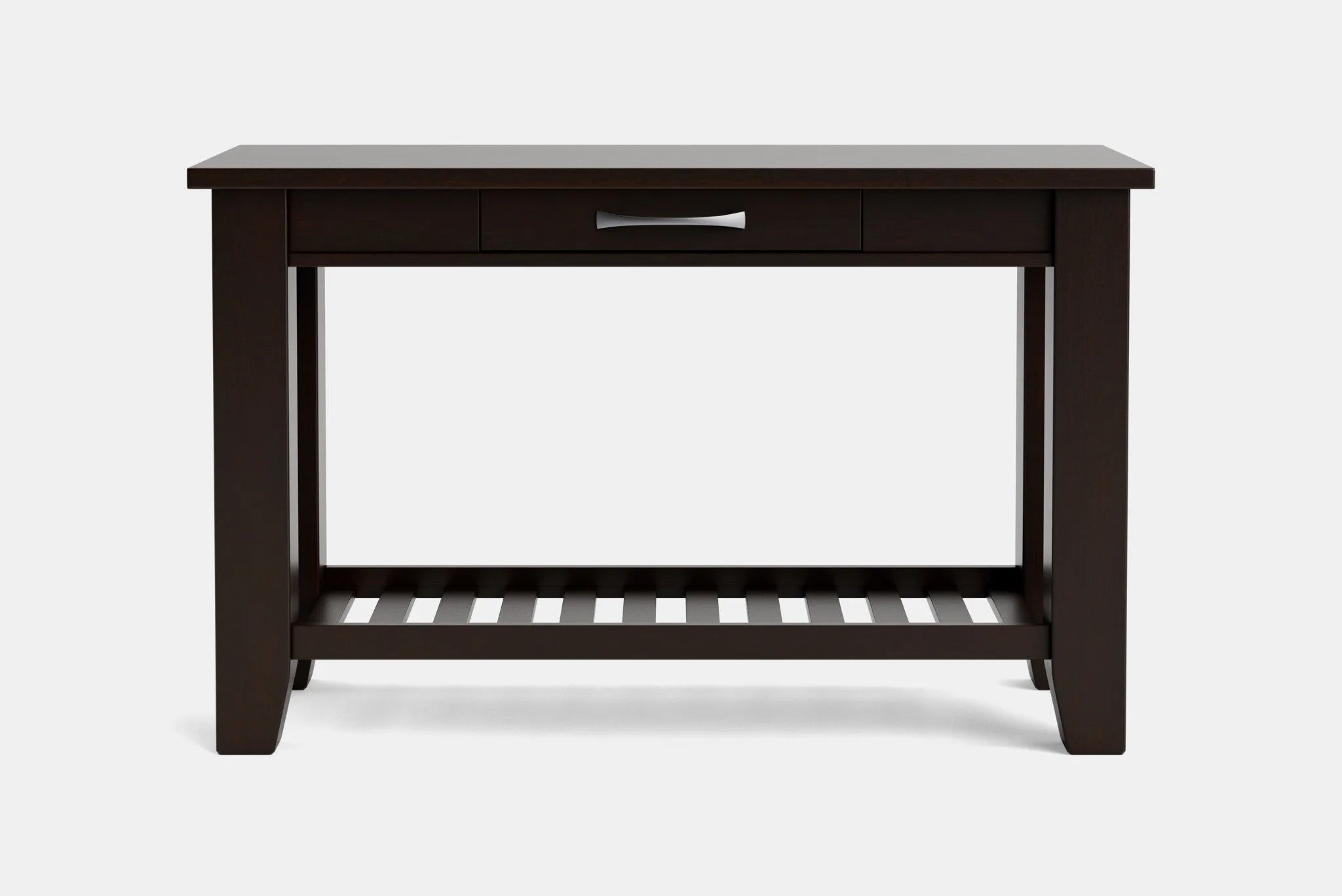 Ferngrove Hall Table with Rack & Drawer