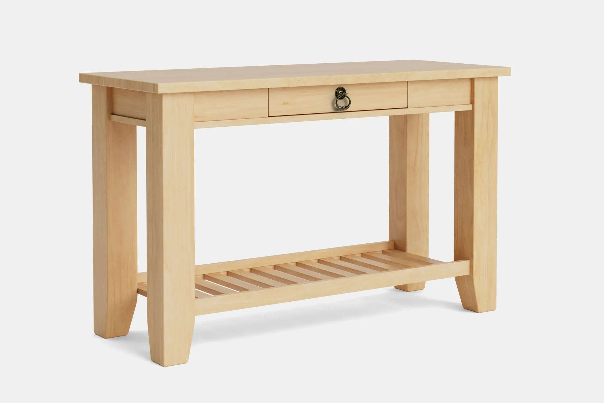 Ferngrove Hall Table with Rack & Drawer