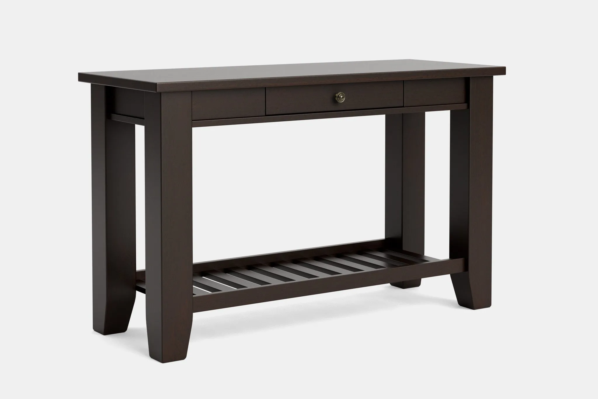 Ferngrove Hall Table with Rack & Drawer