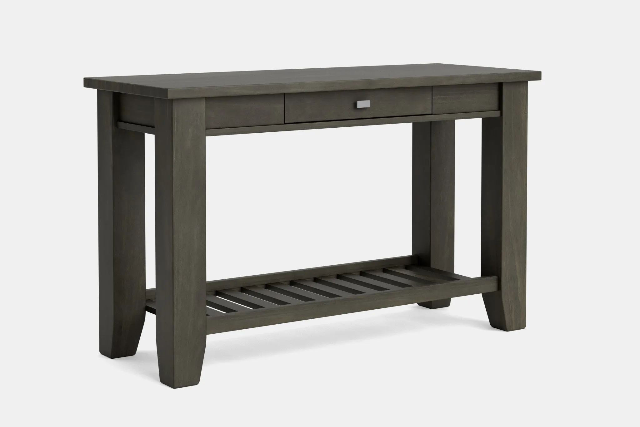 Ferngrove Hall Table with Rack & Drawer