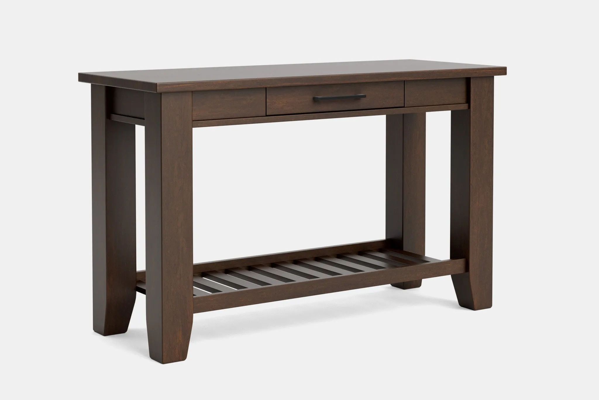 Ferngrove Hall Table with Rack & Drawer