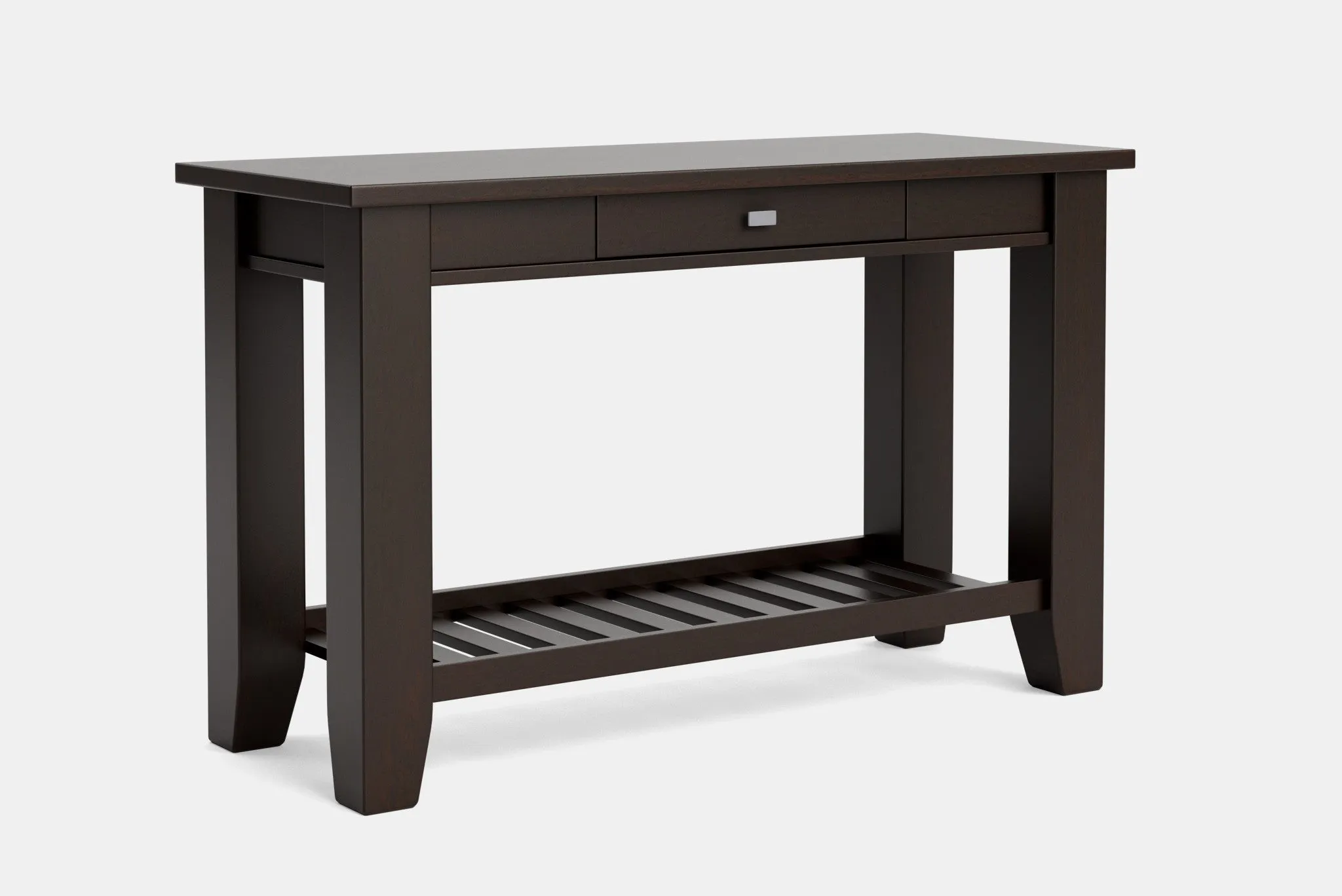 Ferngrove Hall Table with Rack & Drawer