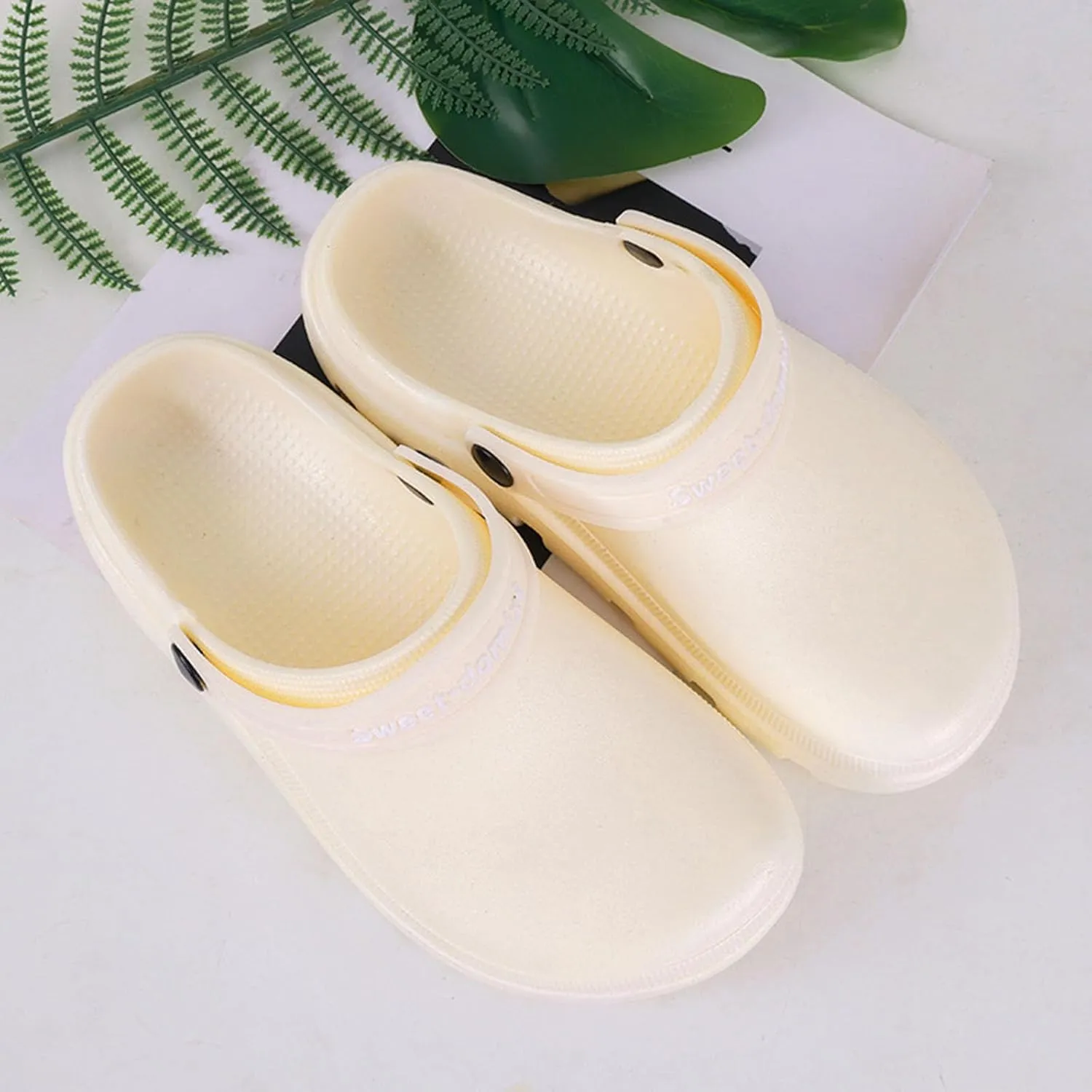 Garden Clogs Women's Clogs Rubber Rubber Garden Shoes Women's Clogs Garden Lightweight Rubber Shoes Women Bed Slippers 7