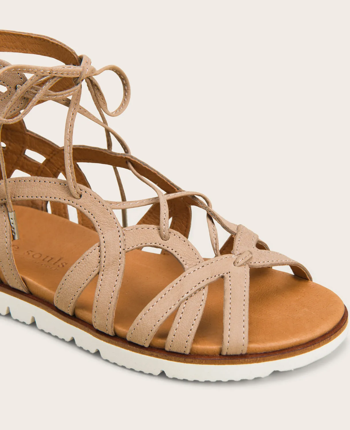 GENTLE SOULS - Lavern Lite Lace Up Gladiator