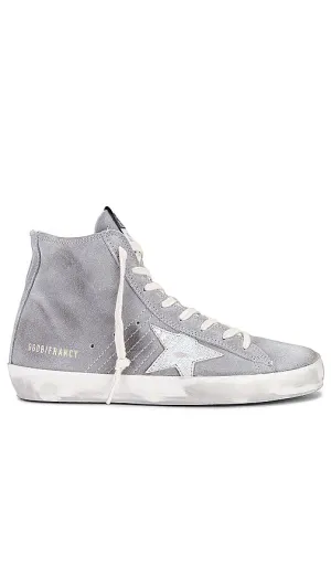 Golden Goose Francy Sneaker in Metallic Silver