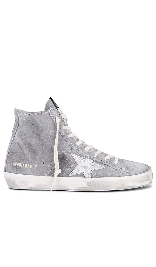 Golden Goose Francy Sneaker in Metallic Silver