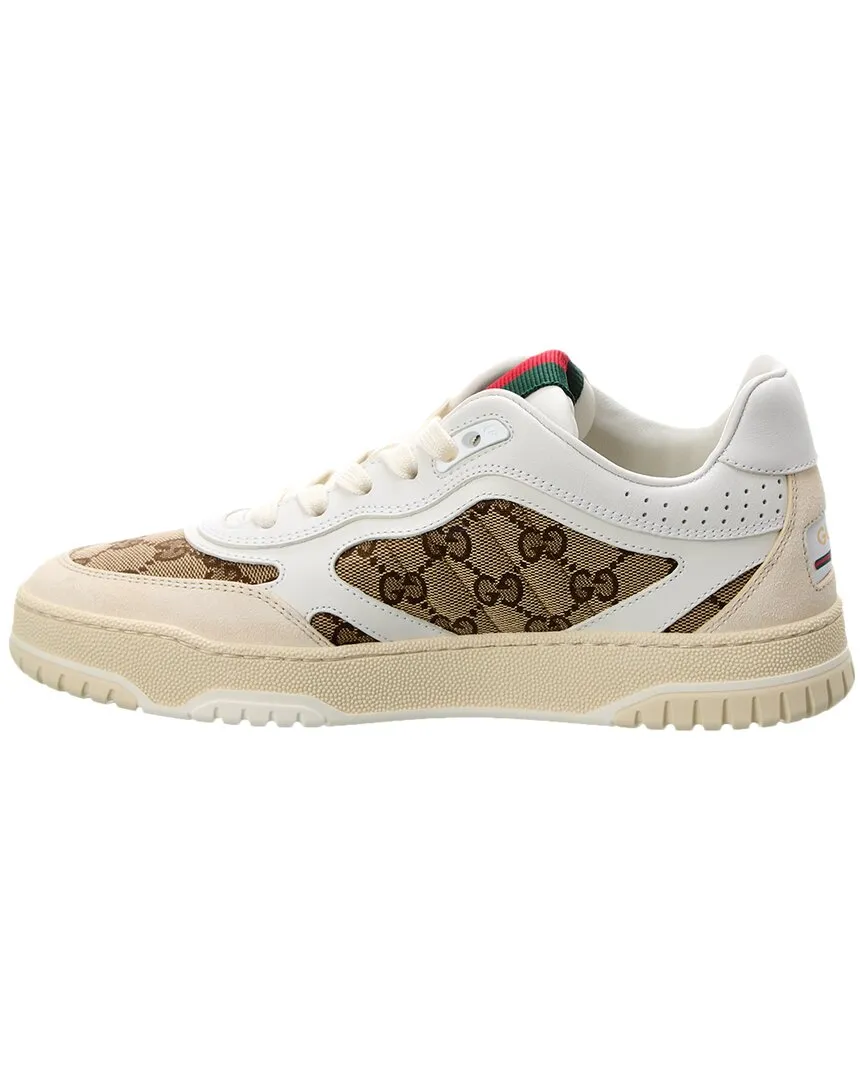 Gucci Re-Web GG Canvas & Leather Sneaker