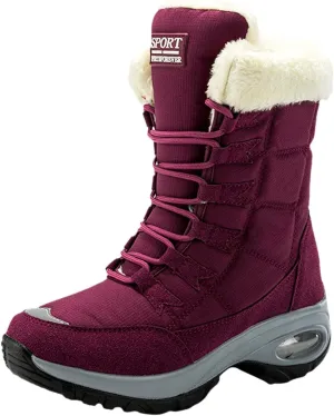Hiking Boots for Men, Waterproof Boots Lightweight Warm Boots Lightweight Hiking Boot Womens Winter Shoes