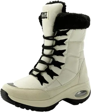 Hiking Boots for Men, Waterproof Boots Lightweight Warm Boots Lightweight Hiking Boot Womens Winter Shoes