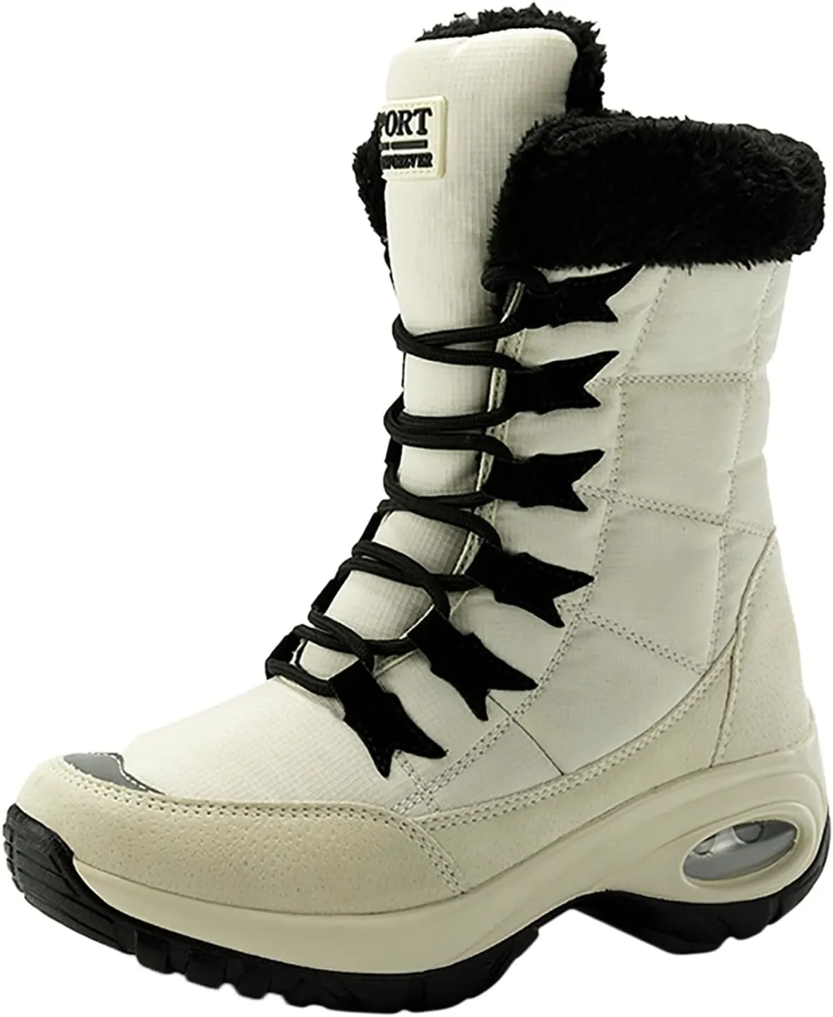 Hiking Boots for Men, Waterproof Boots Lightweight Warm Boots Lightweight Hiking Boot Womens Winter Shoes