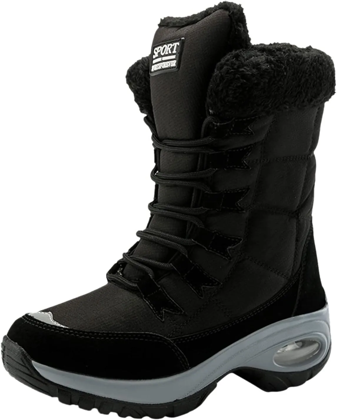 Hiking Boots for Men, Waterproof Boots Lightweight Warm Boots Lightweight Hiking Boot Womens Winter Shoes